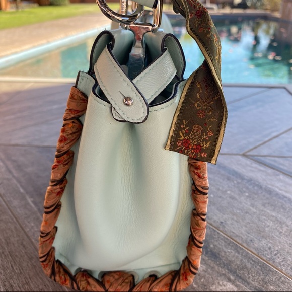 SOLD Fendi RARE Nappa Ribbon Lace Up Peekaboo Iconic Satchel - Picture 6 of 16